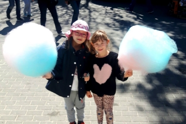 Kolorowa Wata Cukrowa