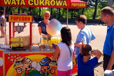 Popcorn - Stoisko na samej plaży...