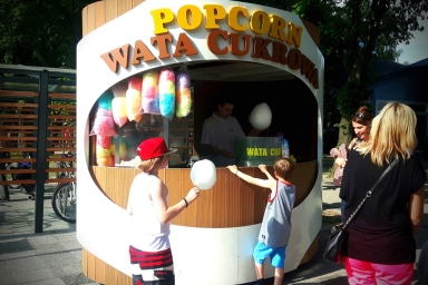 Wata Cukrowa Popcorn Gdynia