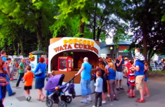 Nasze główne stoisko - Produkcja Waty Cukrowej & Popcornu...